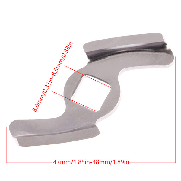 Köttkvarn delar Mincer Blade Maling Blade ter Ersättning A2