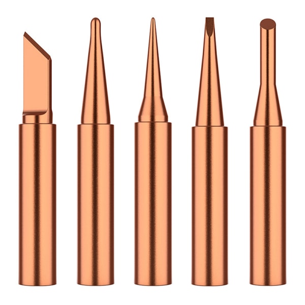 5Pc I+B+K+2.4D+3C lödkolv ren koppar 900M lödkolv C