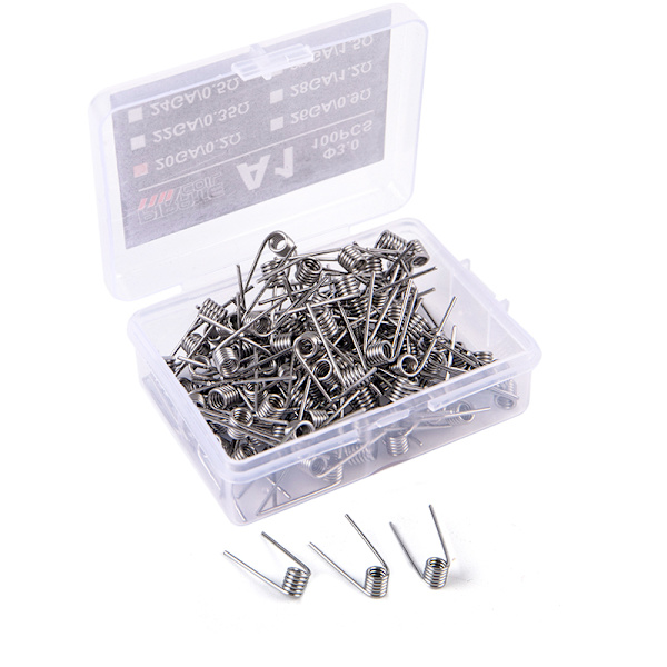 100st/kartong A1 Spole Tråd Värmemotstånd Premade Coils DIY Pr 24GA/0.5Ω
