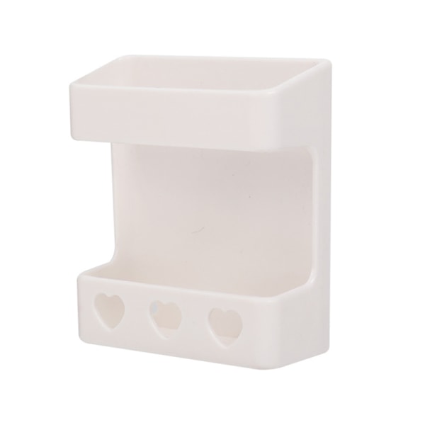 Väggmonterad förvaringsbox Fjärrkontroll case Mobiltf White