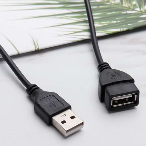 USB 2.0 förlängningskabel 0,6m/1m/1,5m trådbunden dataöverföring Li 1.5m