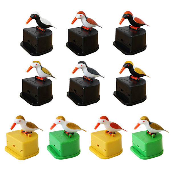 e Hummingbird Tandpetare Dispenser Automatisk Bird Tandpetare Box C