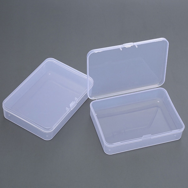 2 ST Game Card Transparent Box Smycken Förvaring Container Board 2PCS