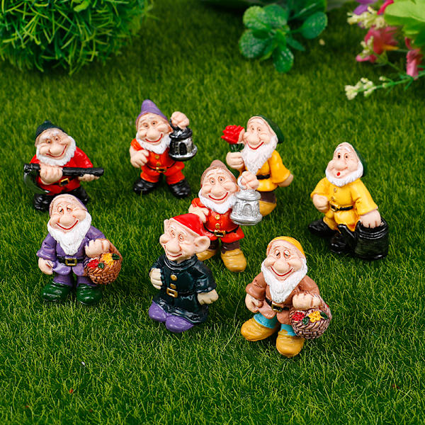 Fairy Garden Miniatures Dwarf Micro Mini Figurines Garden Dec H