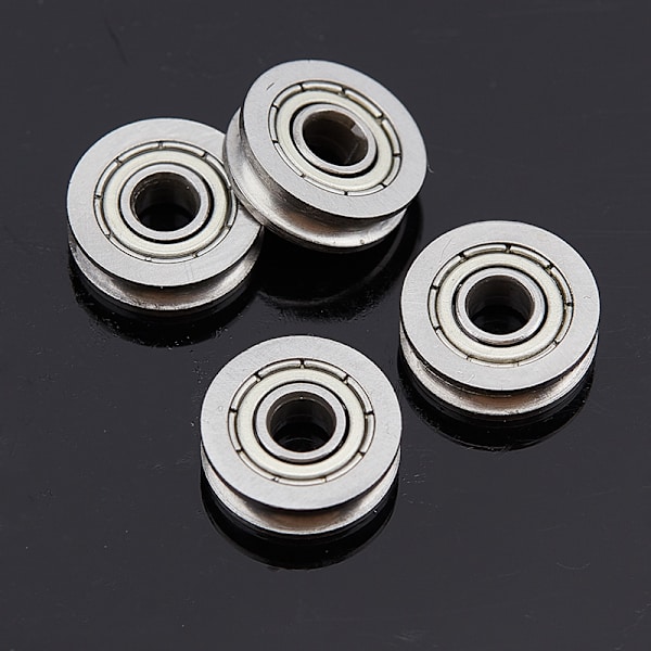 5st V U Spår Rullhjul Kullager Broderi hine Drag V623ZZ 3*12*4mm
