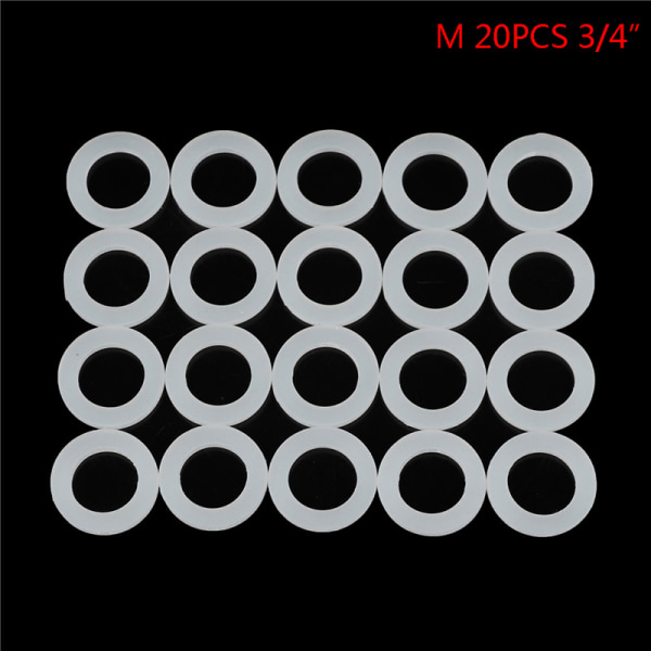 20 st 1/2" 3/4" 1" Gummi platt packning O-ring tätningsbricka ring M
