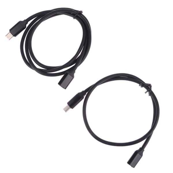 Typ-C hane till hona förlängningskabel 3A 60W USB C typ-c hane A1