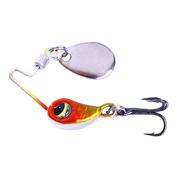 1 st 4,0 g 8,0 g Mini Spinner Fiskedrag Paljettsked Crankbait E 8g-4cm