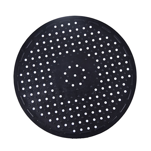 Handfatsmatta Gummi Dish Mat Drainer Non Slip Handfat Protector Liner Round black