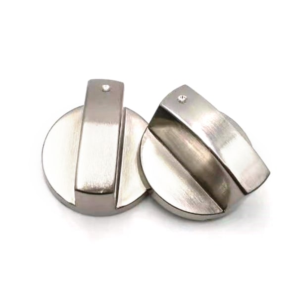 6mm Universal Silver Gasspis Kontrollknappar Adaptrar Ugnsswitch
