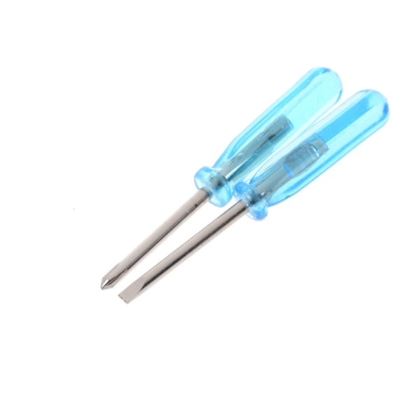 10 st Plasthandtag Stubby Mini Pocket Cross Flathead Tool 01 0