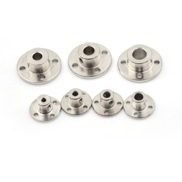 3/4/5/6/7/8/10 mm stel flänskoppling Motorstyraxelkoppling 6mm