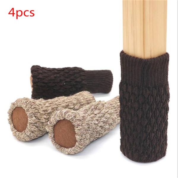 COVER Stolsben Skydd Golvskydd Halkfritt bordsben Furn Brown