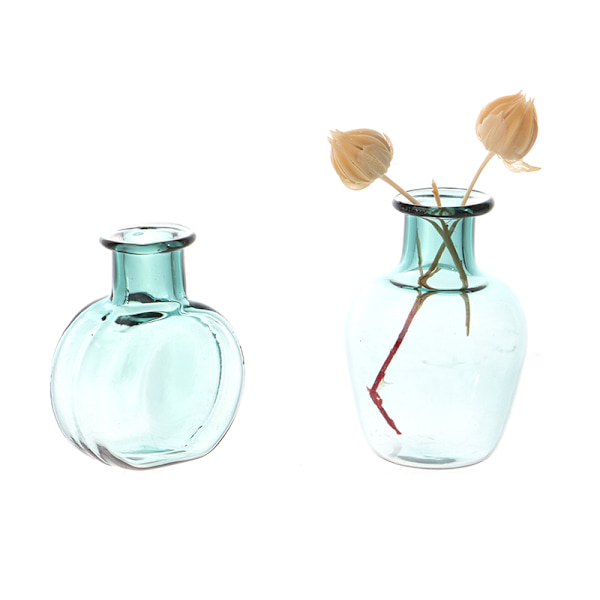 1st 1:12 Dockhus Miniatyrglasvas Blomsterarrangör Förvaring C