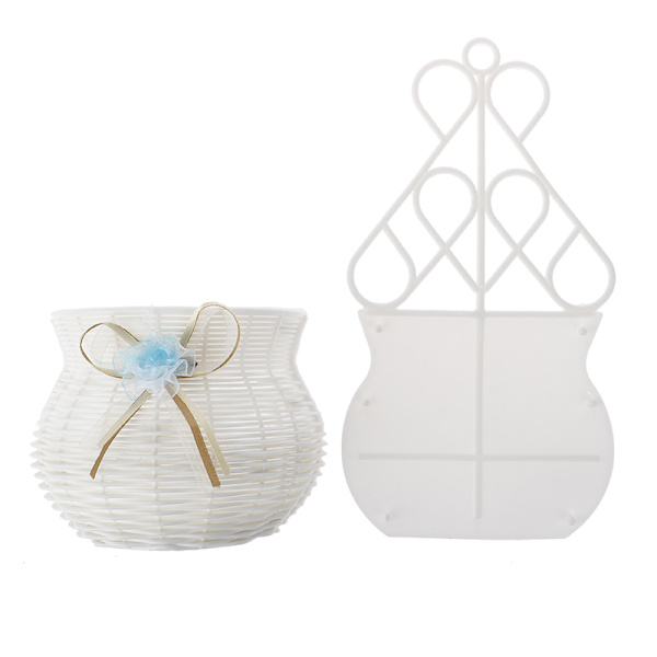 Trädgård DIY Vase Blomkorg Diverse Organizer Vägghängande A