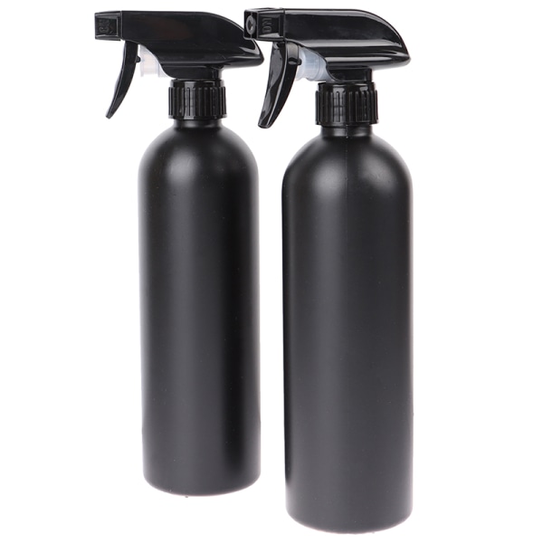 2x 500ml plast svart triggerflaska bilrengöringsspray Multi-