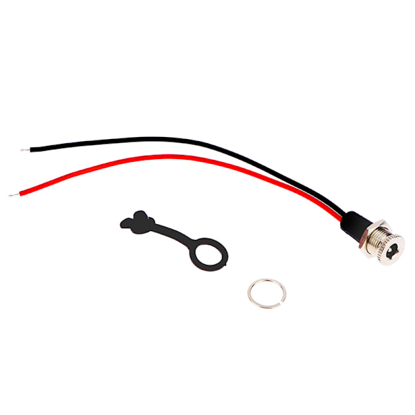 Vattentät 5,5 x 2,1 MM DC power Honkontakt Panelfäste