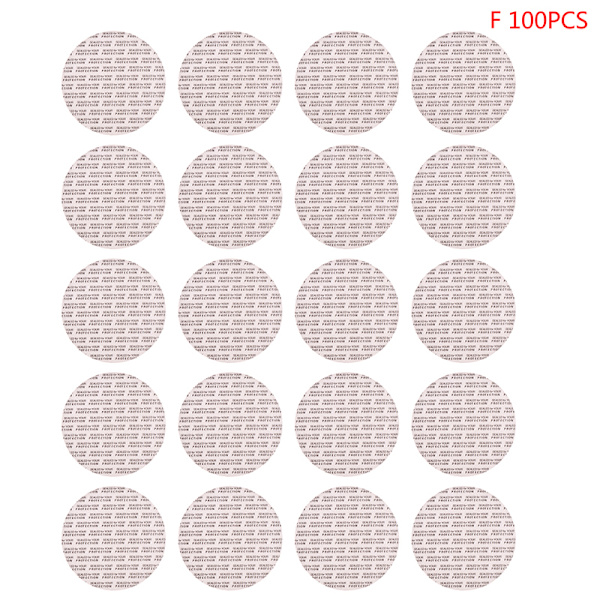 100 st självhäftande skumpressförsegling cap Liners kosmetisk flaska 67mm