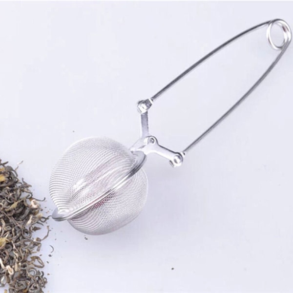 Rostfritt stål sked Tea Ball Infuser Filter Leaves Herb Mesh