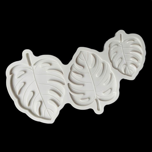 Fondant Form Mould Blad Monstera Blad Choklad Silicon