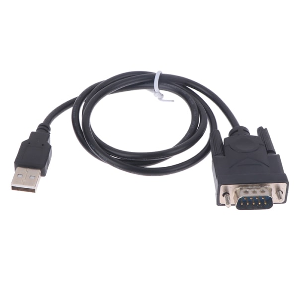 1st USB RS232 till DB 9-stift hanekabeladapterkonverterare stöder