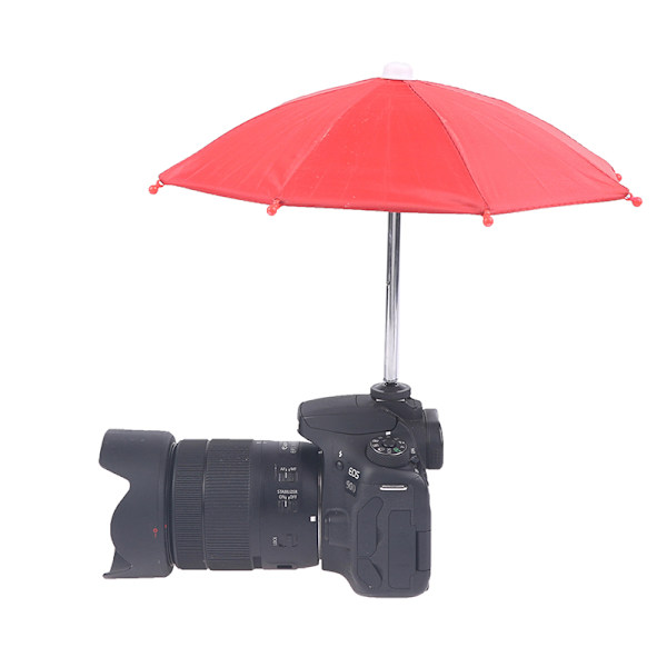 Flerfärgad Dslr Kamera Paraply Solskydd Regnig Hållare För H