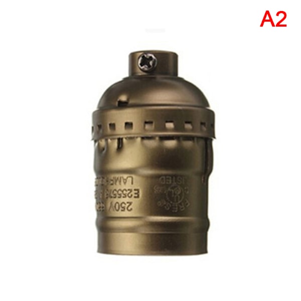 E27 Vintage Bronze Färg Lamphållare Pendelljussockel 110V 1