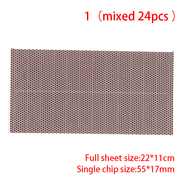 Matchstick Striker Sticker Självhäftande Flame Paper Fosfor Shee 1(Plaid24x 55*17mm)
