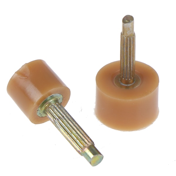10st Hälreparationsspetsar Pins Skor tips Kranar Dowel Lifts Byt ut Apricot Heel Tip Pin: 2.4mm, Heel Tip: 10mm