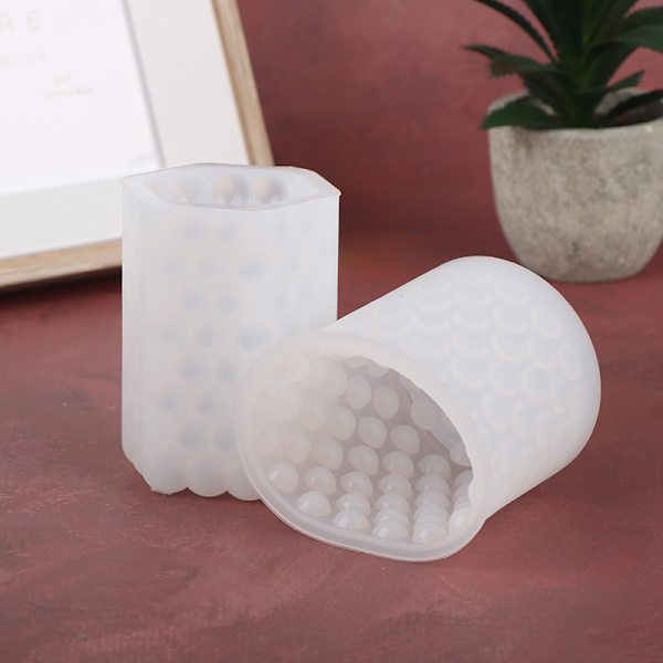 Silikon Handgjorda lerverktyg Cylinderljusform form A
