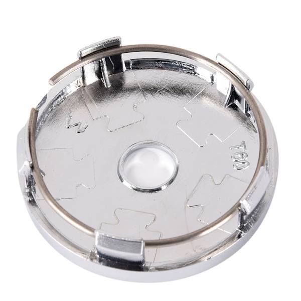 2st Bil Skåpbil Legeringsfälgar Center Nav Cap Sticker Plasthjul Silver