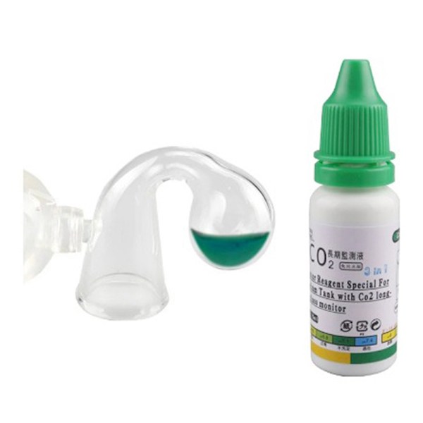Akvarium CO2-indikator Lösning Fish Tank Flytande Test PH Long-t A