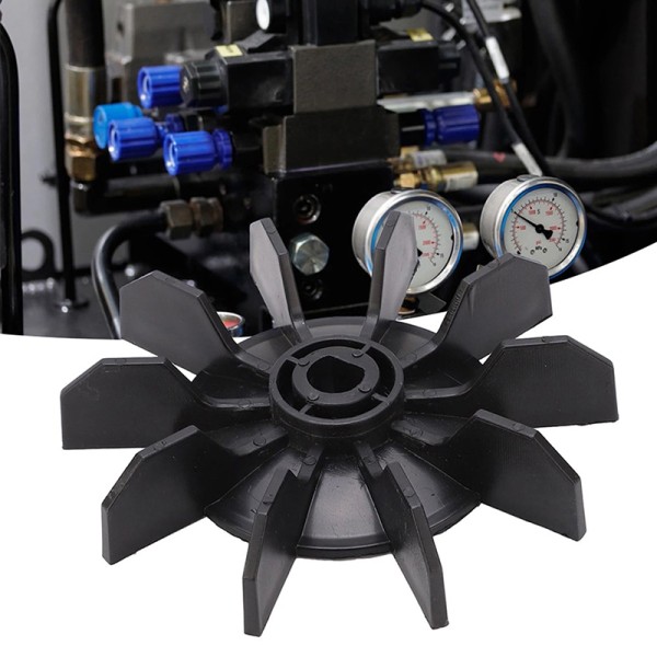 Luftkompressor fläktblad 14 mm/0,5" inre hål 10 impeller 135 mm White