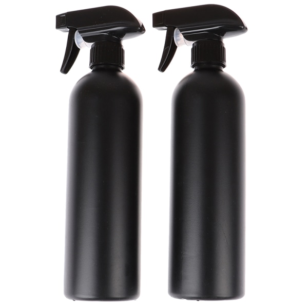 2x 500ml plast svart triggerflaska bilrengöringsspray Multi-