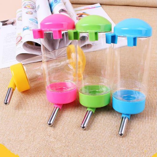 80ml Plast Hamster Drinker Vattenflaska Dispenser Hängande husdjur color random