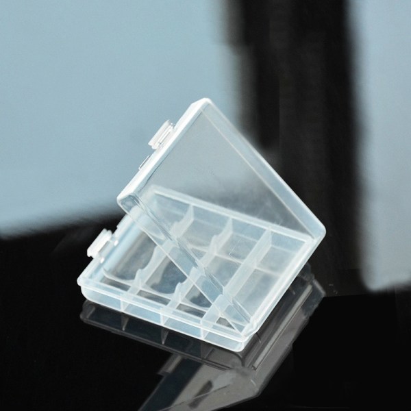 AAA/AA till C/D batterikombination batteriförvaringsbox Adapter C White 1pcs