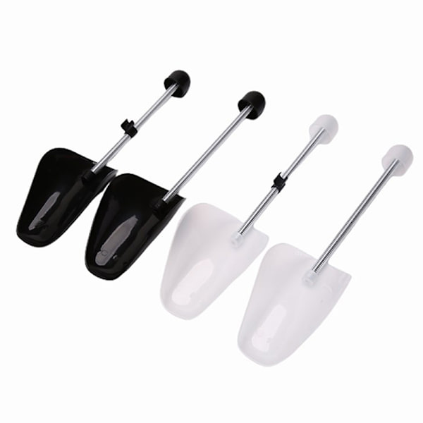 1 par plastskoträd Justerbar längd skoträd Stretch Black men