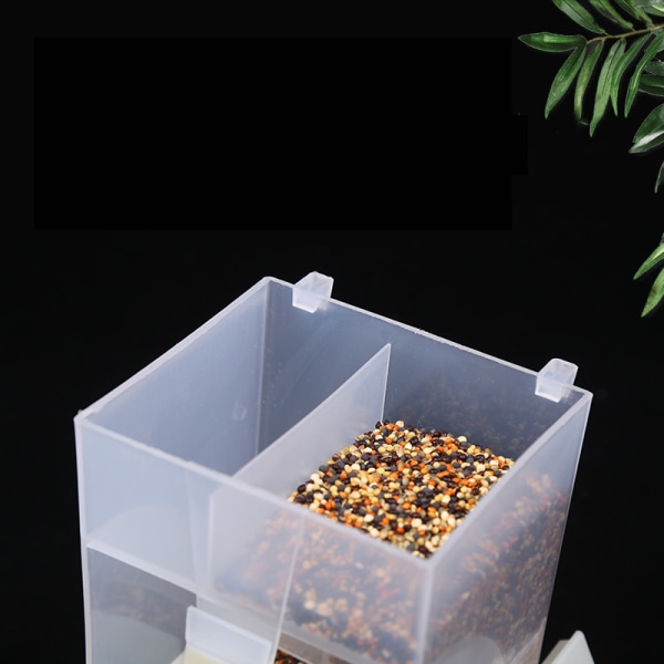 Avtagbar matare Pet Fågel Container Papegoja Hängande Automatisk Fe B