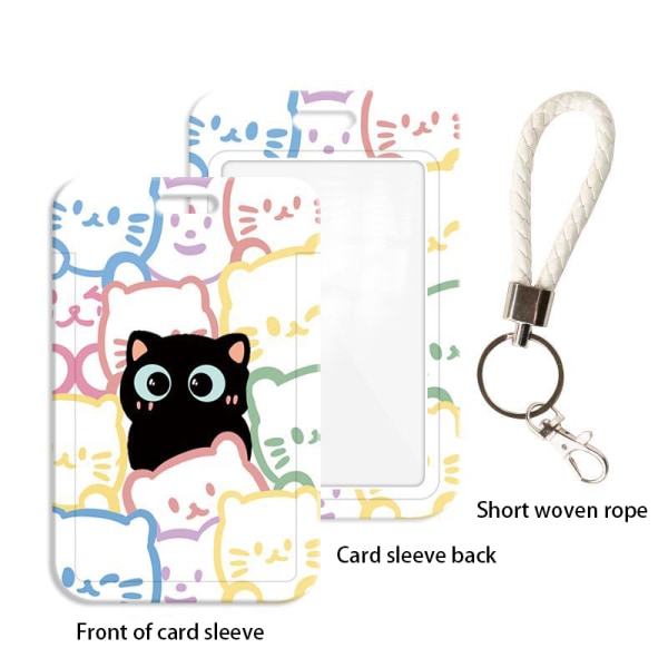 e Cat Card Holde För Student Mode Kpop Idol Photocard Holde A1