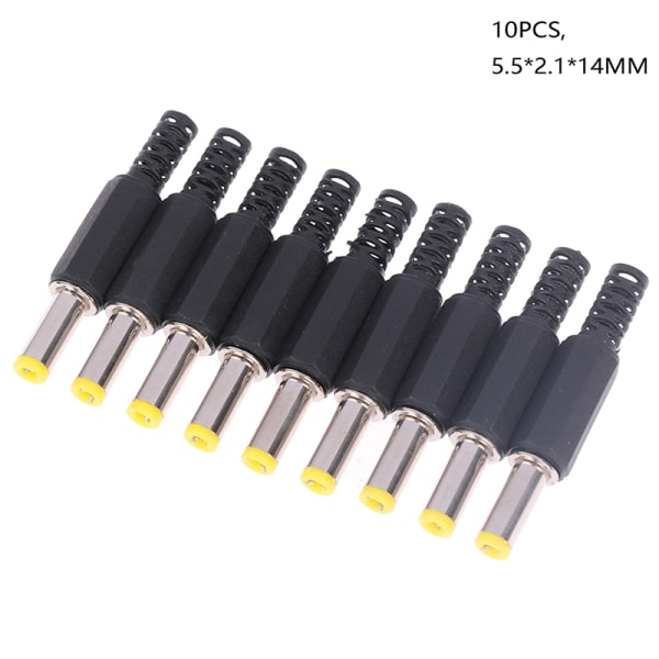 10st DC Power Hane-kontakt 5,5*2,1*14MM Adapterkontakt Kontakt Vi 10PCS