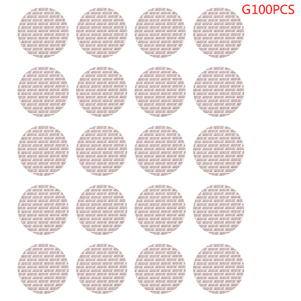 100 st självhäftande skumpressförsegling cap Liners kosmetisk flaska 80mm