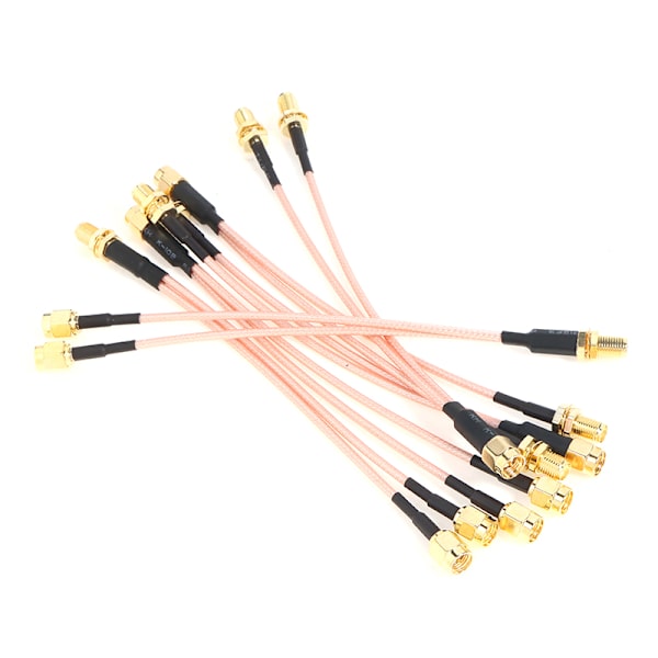 SMA till 2X SMA Hane Hona Y-typ Splitter Combiner Jumper Cable A