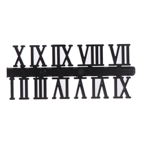 1 set romerska siffror DIY Digital Replacement Gadget Repair Clock Black