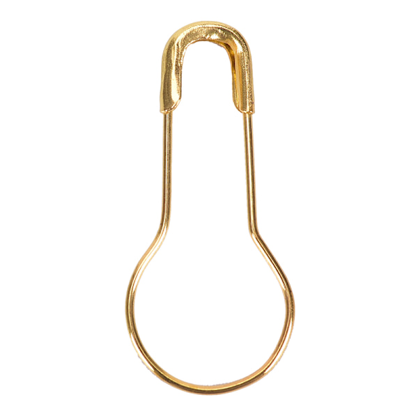 100st Pins Calabash Bulb Kalebass Form Metallklämmor Stickning Stit Gold