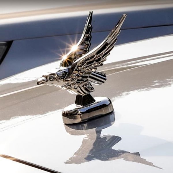 Bil Motorhuv Front Eagle Ornament Badge 3D Eagle Emblem Bil Acce