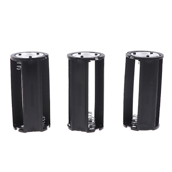 1/3 st 3x AA till D storlek Batteriadapter Konverterhållare Case Bo 1(1Pc)