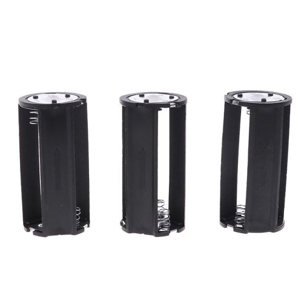 1/3 st 3x AA till D storlek Batteriadapter Konverterhållare Case Bo 2(3Pcs)
