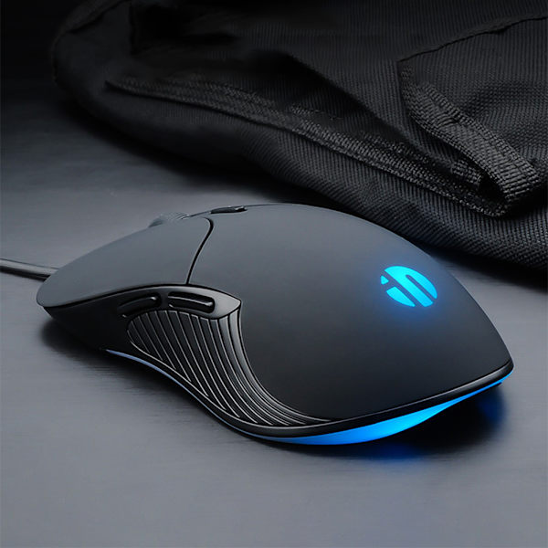 Profession Wired Gaming Mouse 6 Knappar 4800 DPI LED Optisk US Black