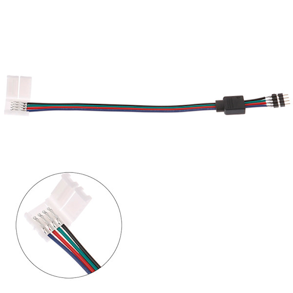 15 cm 5050 RGB 4-polig led-remsa-ljuskontaktremsa för att power en