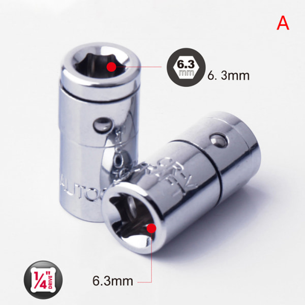 Spärrhylsa Adapter Universal Socket Hex Bits Hållare Converte A